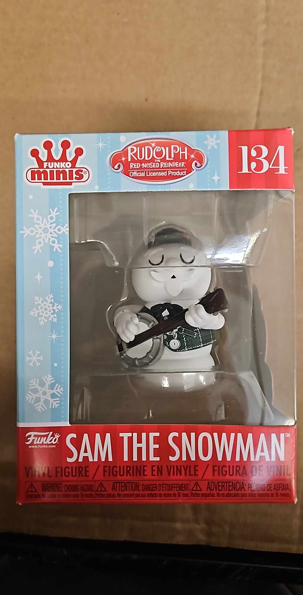 Funko Pop! Minis: Holiday - Rudolph The Red-Nosed Reindeer, Display Case Vinyl Figure
