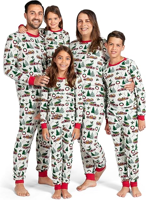 The Children's Place Family Matching, Festive Christmas Pajama Sets, Cotton