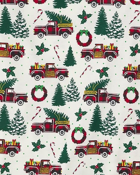 The Children's Place Family Matching, Festive Christmas Pajama Sets, Cotton