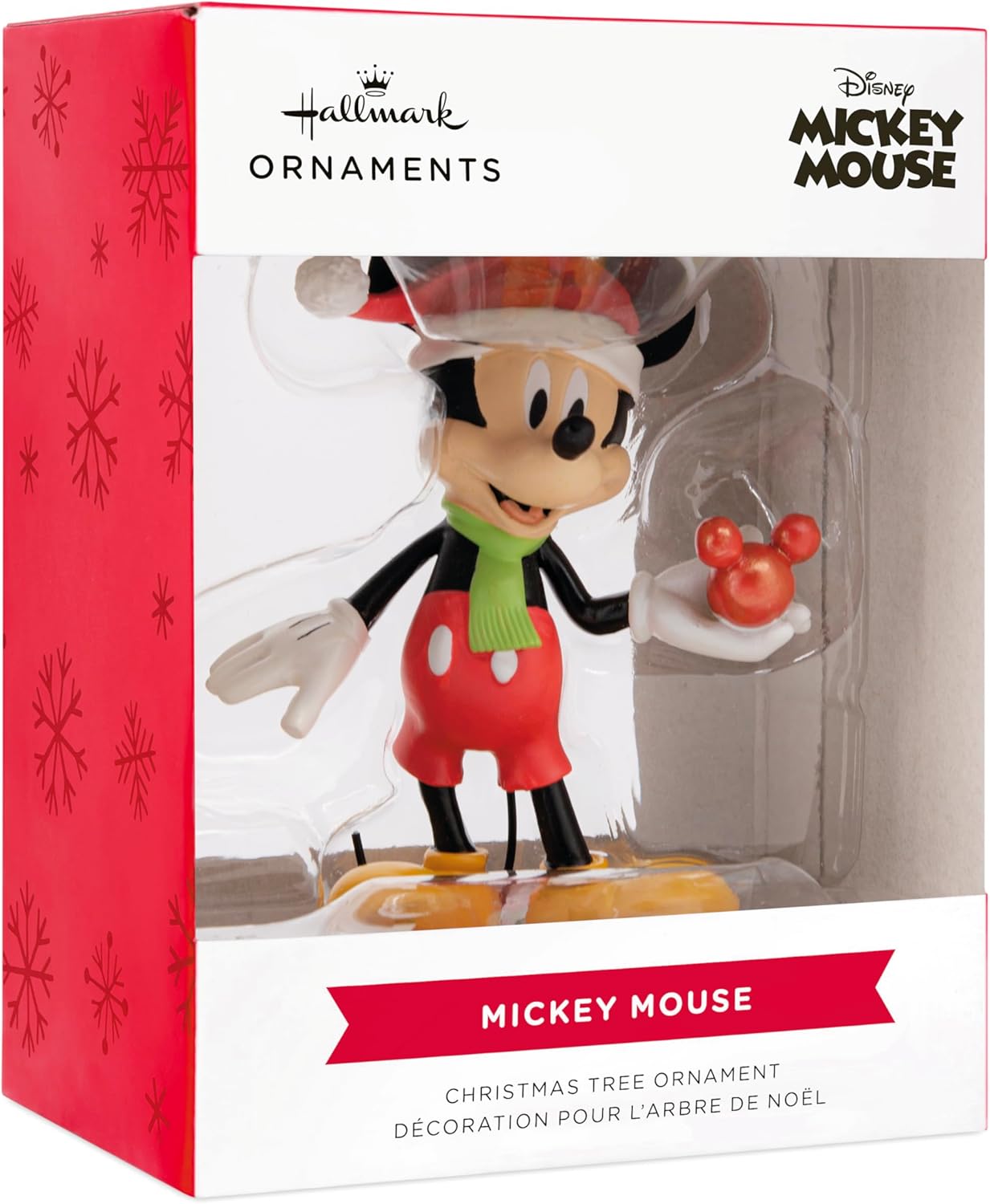 Hallmark Disney Mickey Mouse Holding Ornament Christmas Ornament