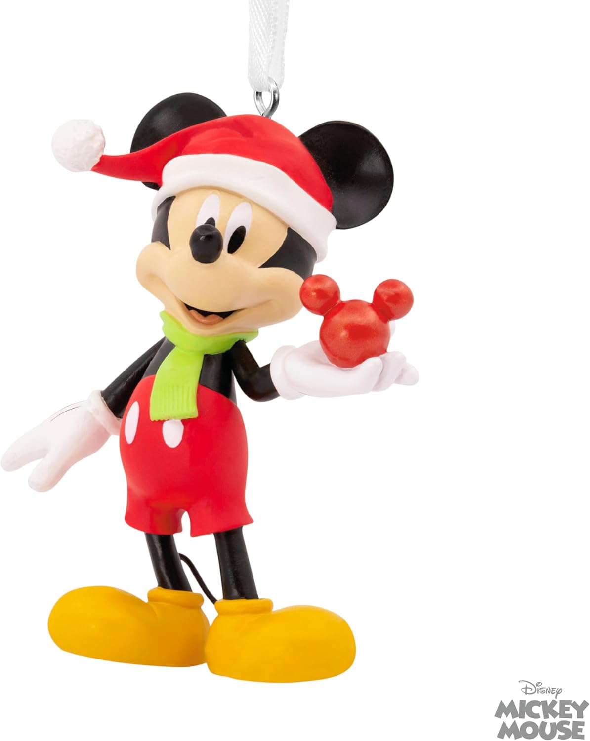 Hallmark Disney Mickey Mouse Holding Ornament Christmas Ornament