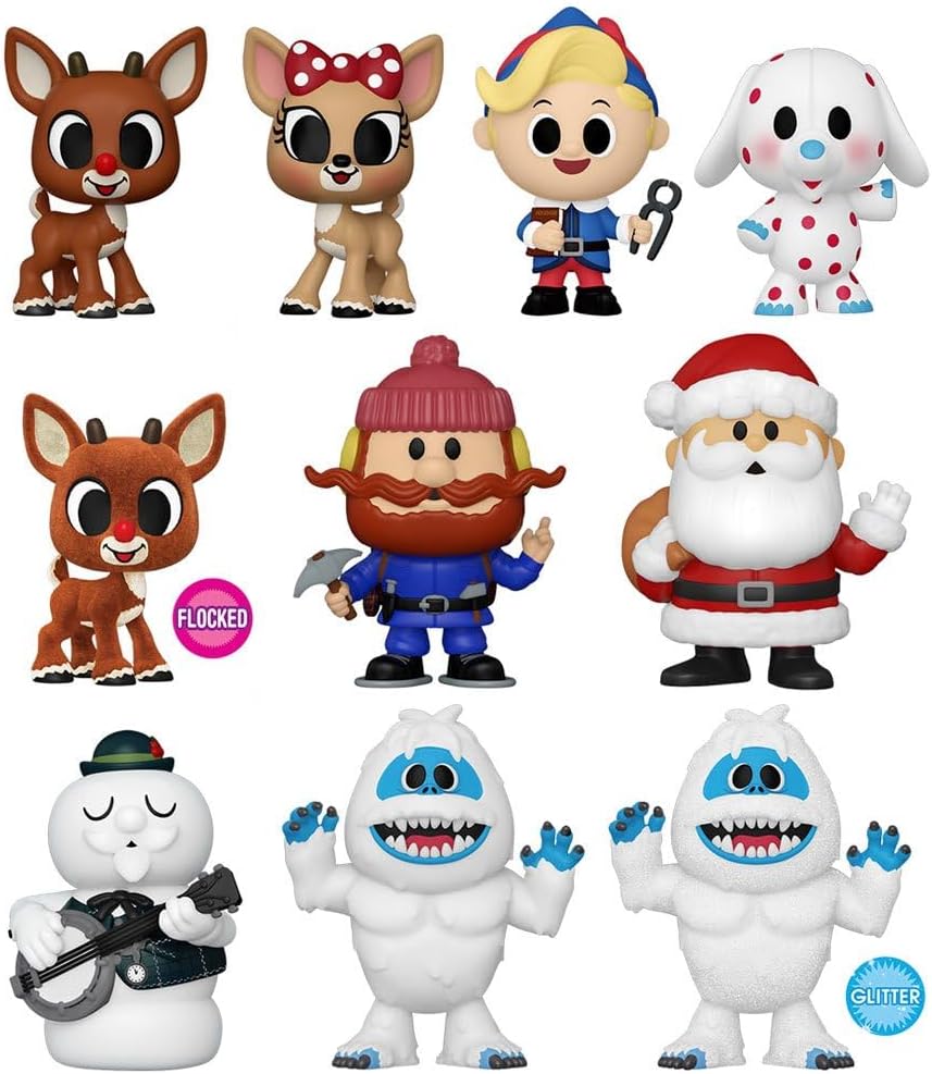 Funko Pop! Minis: Holiday - Rudolph The Red-Nosed Reindeer, Display Case Vinyl Figure #3-153